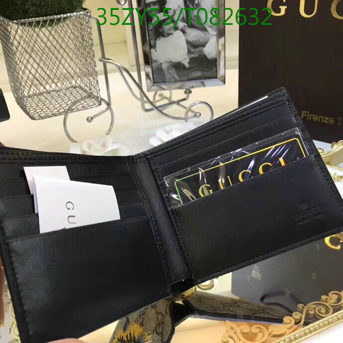 Gucci Bag-(4A)-Wallet-,Code: T082632,$:35USD