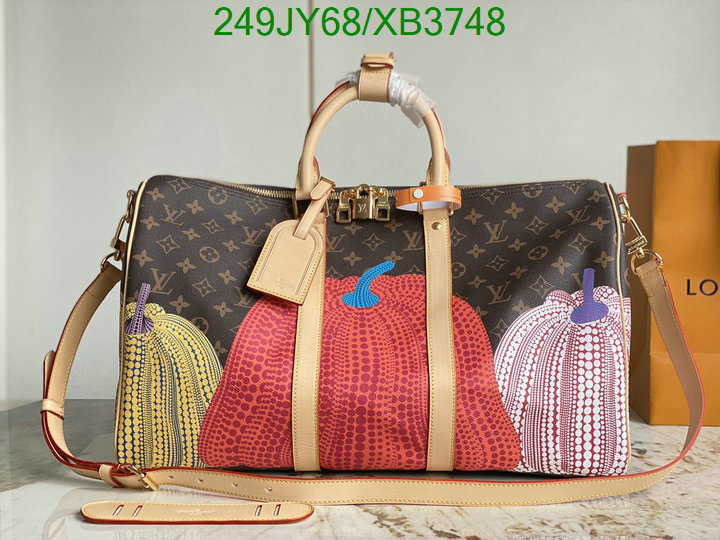 LV Bags-(Mirror)-Keepall BandouliRe 45-50-,Code: XB3748,$: 249USD