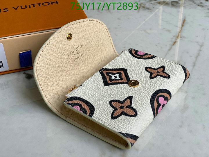 LV Bags-(Mirror)-Wallet-,Code: YT2893,$: 75USD