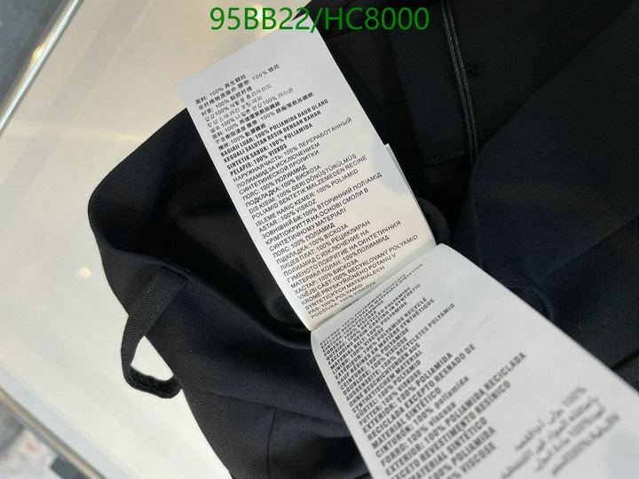 Clothing-Prada, Code: HC8000,$: 95USD