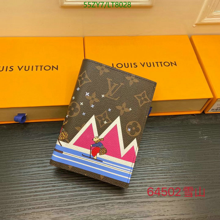 LV Bags-(4A)-Wallet-,Code: LT8028,$: 55USD