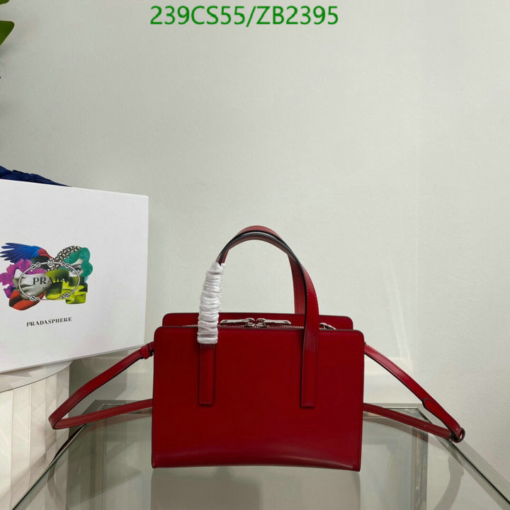 Prada Bag-(Mirror)-Diagonal-,Code: ZB2395,$: 239USD