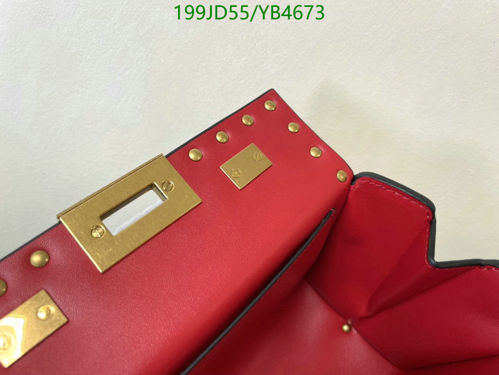 Valentino Bag-(Mirror)-Handbag-,Code: YB4673,$: 199USD