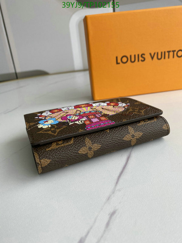 LV Bags-(4A)-Wallet-,Code: TP102155,$: 39USD