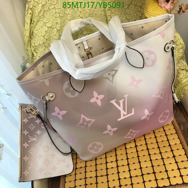 LV Bags-(4A)-Neverfull-,Code: YB5091,$: 85USD