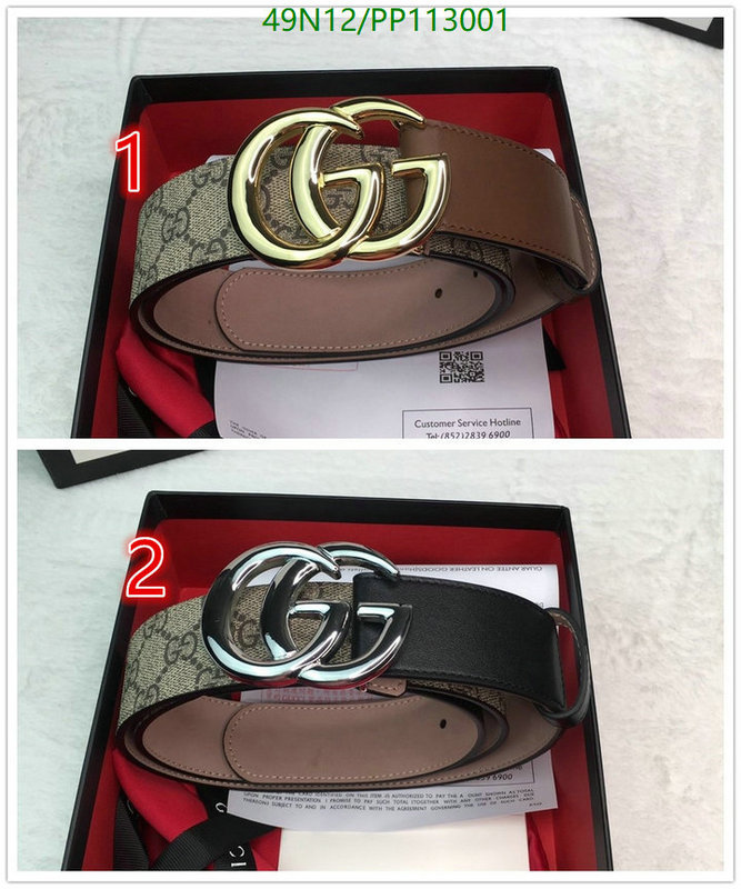 Belts-Gucci, Code: PP113001,$: 49USD