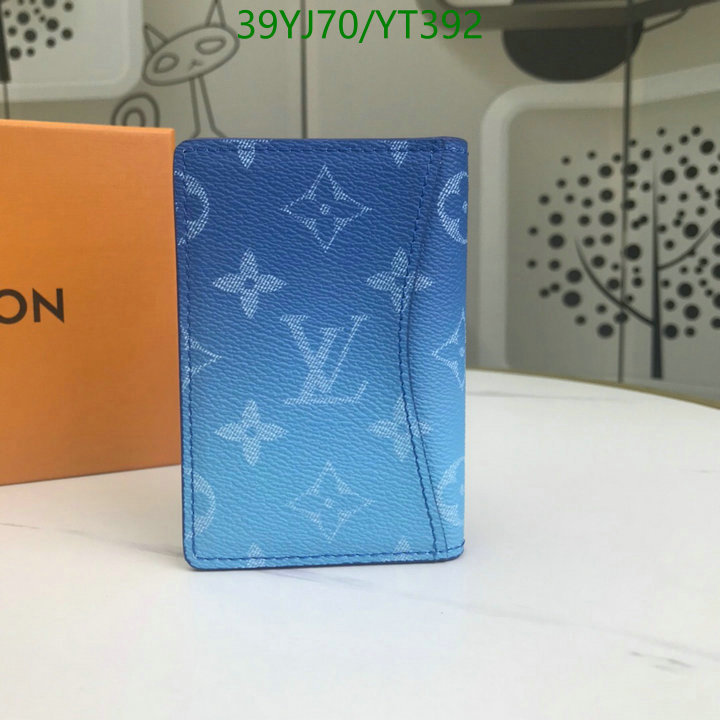 LV Bags-(4A)-Wallet-,Code: YT392,$: 39USD