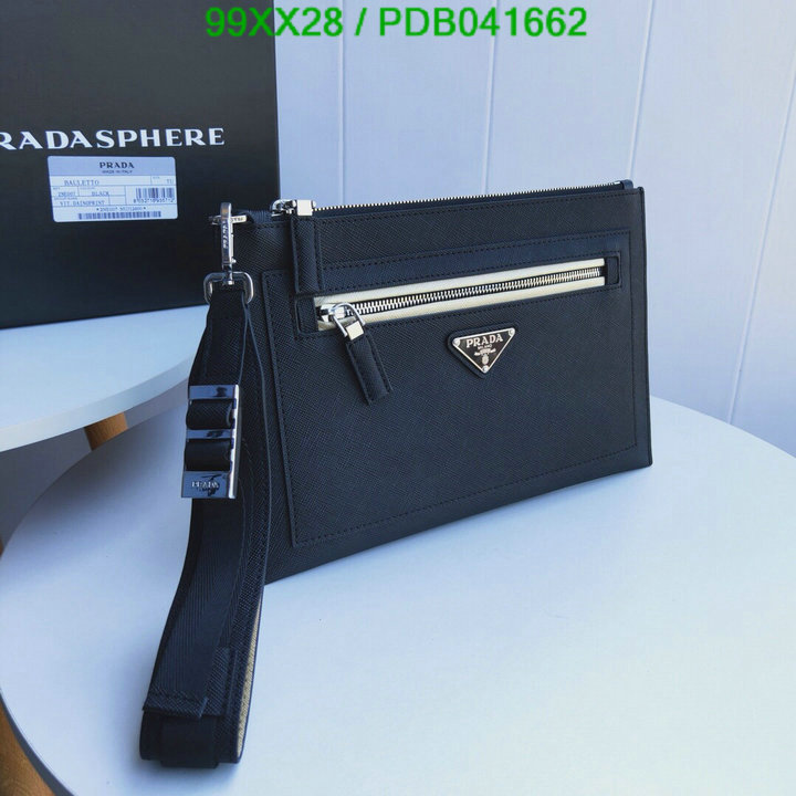 Prada Bag-(Mirror)-Clutch-,Code: PDB041662,$: 99USD