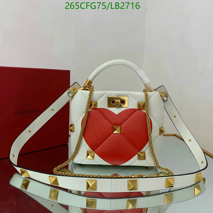 Valentino Bag-(Mirror)-Roman Stud,Code: LB2716,$: 265USD