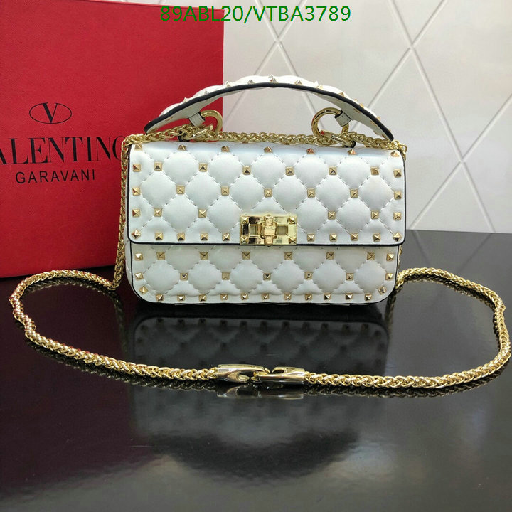 Valentino Bag-(4A)-Rockstud Spike-,Code: VTBA3789,$: 89USD