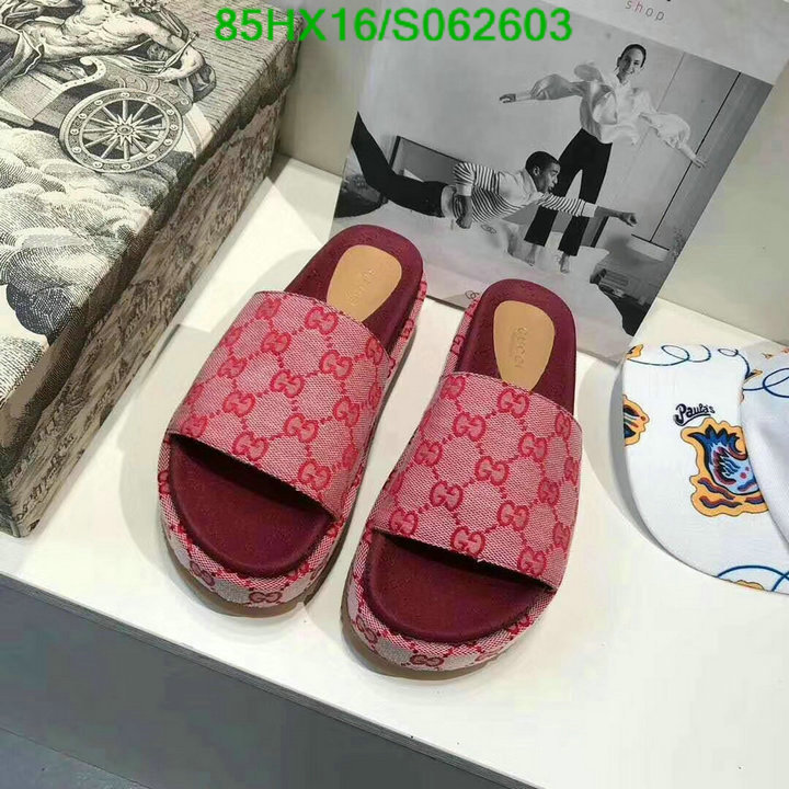 Women Shoes-Gucci, Code: S062603,$: 85USD