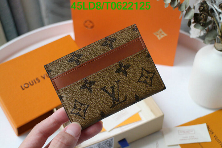 LV Bags-(Mirror)-Wallet-,Code: T0622125,$: 45USD