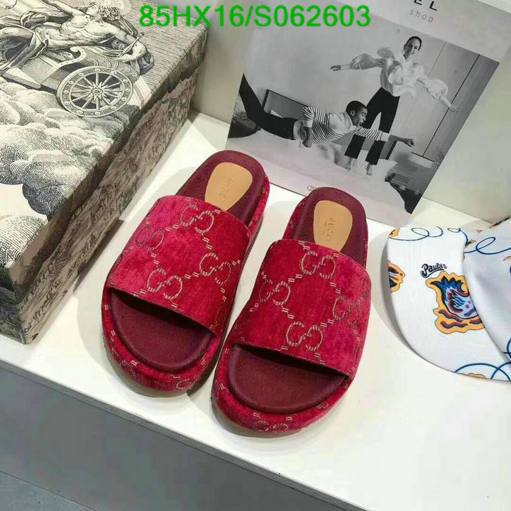 Women Shoes-Gucci, Code: S062603,$: 85USD