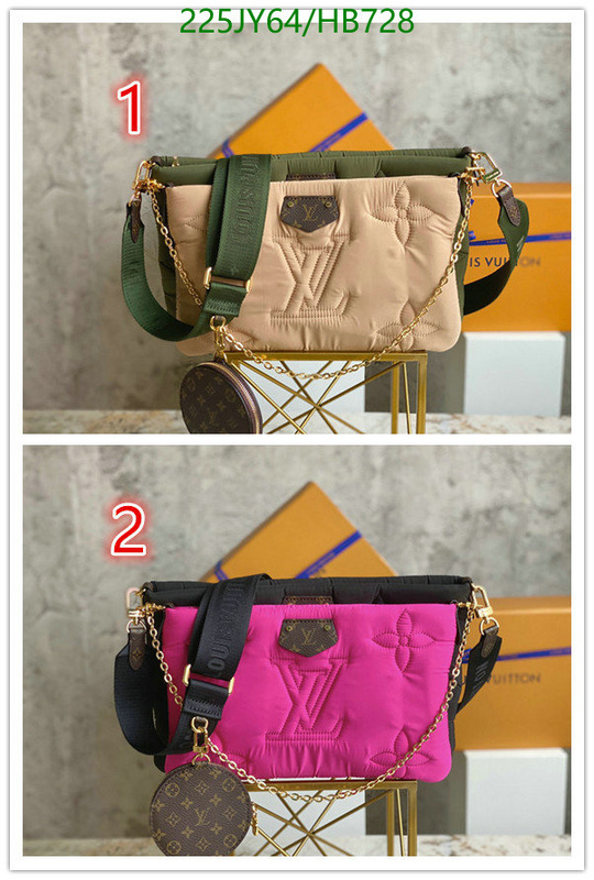 LV Bags-(Mirror)-New Wave Multi-Pochette-,Code: HB728,$: 225USD