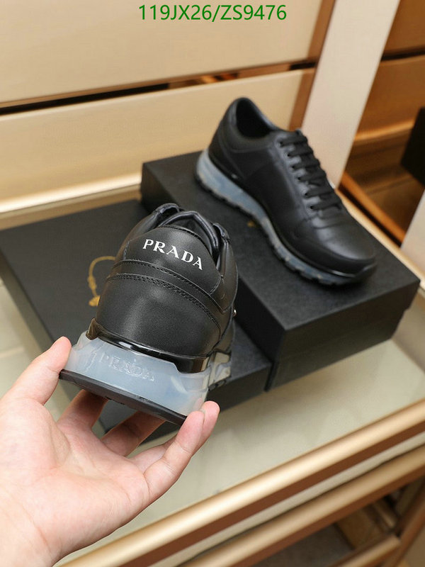 Men shoes-Prada, Code: ZS9476,$: 119USD