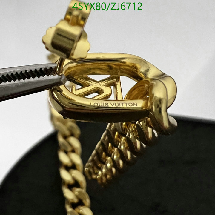 Jewelry-LV,Code: ZJ6712,$: 45USD