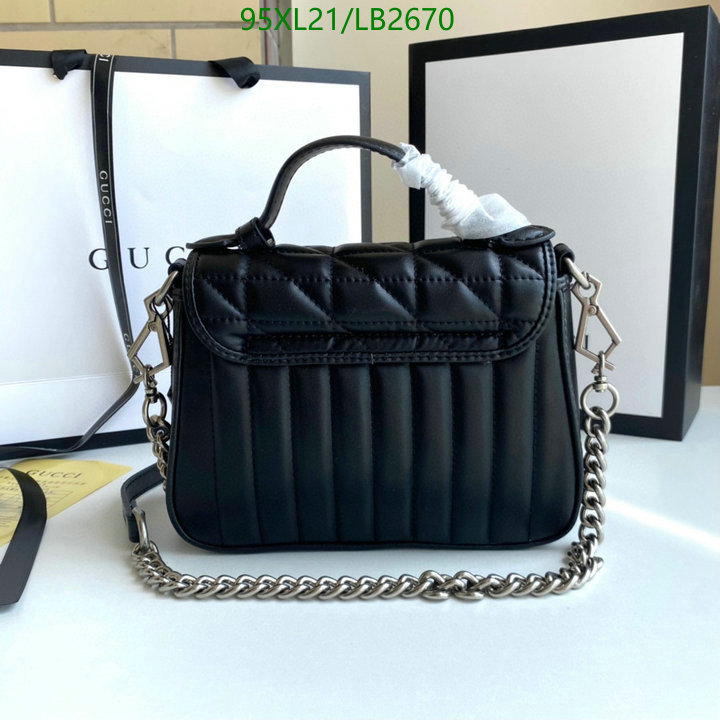 Gucci Bag-(4A)-Marmont,Code: LB2670,$: 95USD