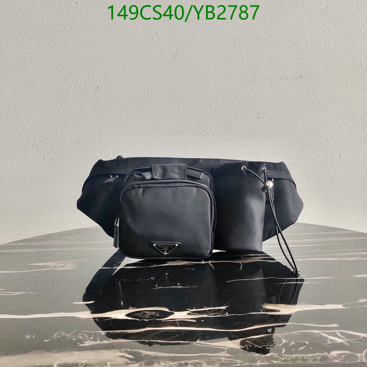 Prada Bag-(Mirror)-Diagonal-,Code: YB2787,$: 149USD