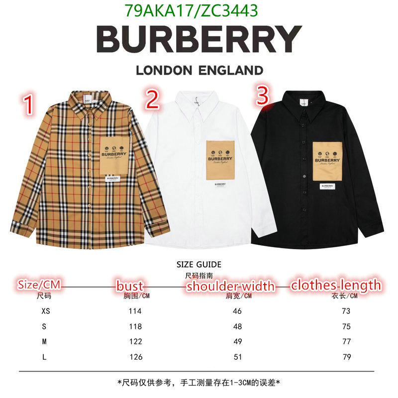 Clothing-Burberry, Code: ZC3443,$: 79USD