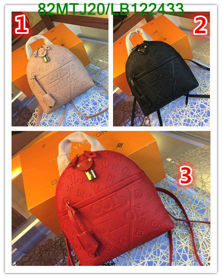 LV Bags-(4A)-Backpack-,Code: LB122433,$: 82USD