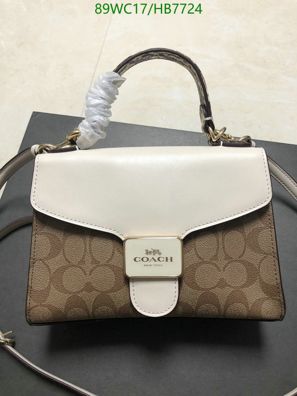 Coach Bag-(4A)-Diagonal-,Code: HB7724,$: 89USD