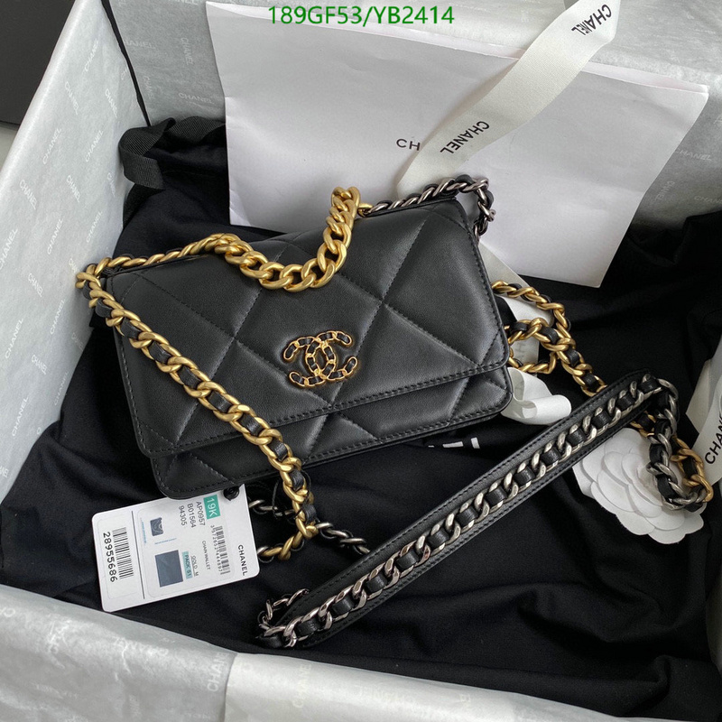 Chanel Bags -(Mirror)-Diagonal-,Code: YB2414,$: 189USD