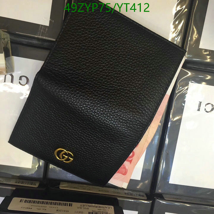 Gucci Bag-(4A)-Wallet-,Code: YT412,$: 49USD