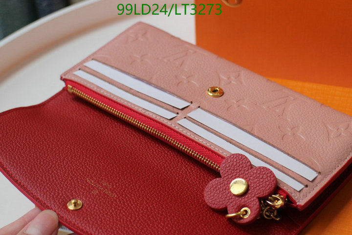 LV Bags-(Mirror)-Wallet-,Code: LT3273,$: 99USD