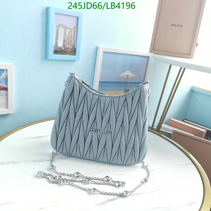 Miu Miu Bag-(Mirror)-Diagonal-,Code: LB4196,$: 245USD