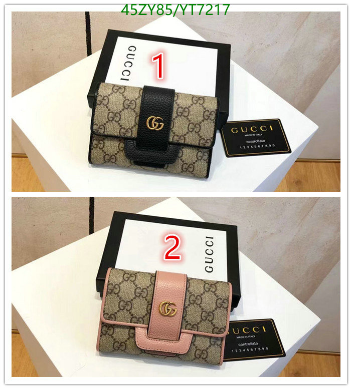 Gucci Bag-(4A)-Wallet-,Code: YT7217,$: 45USD