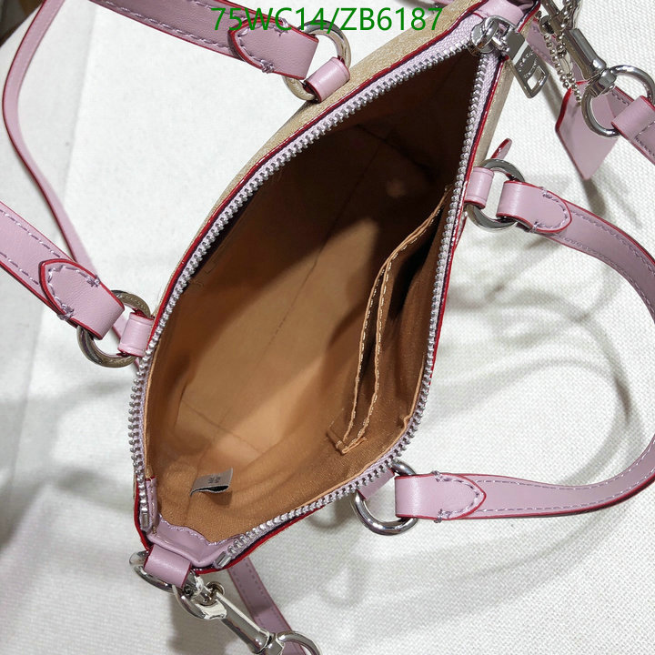 Coach Bag-(4A)-Handbag-,Code: ZB6187,$: 75USD