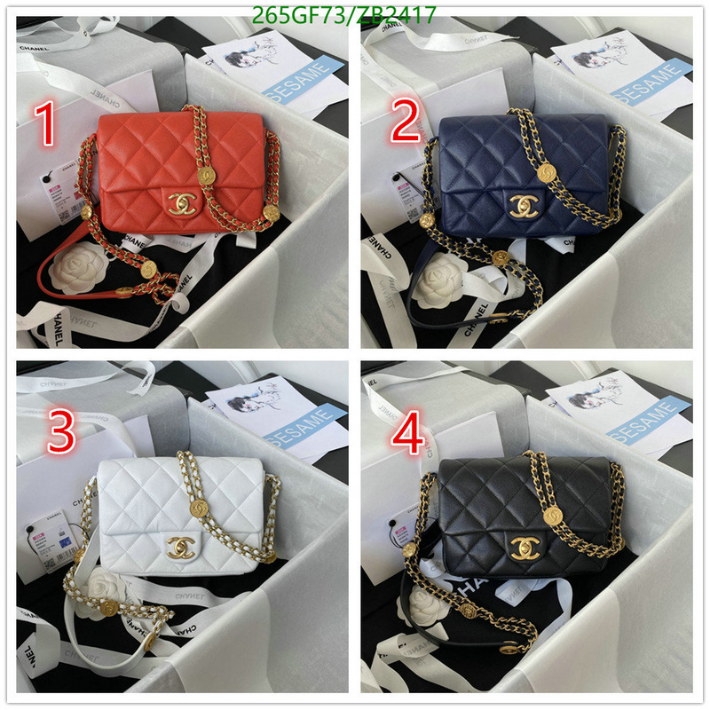 Chanel Bags -(Mirror)-Diagonal-,Code: ZB2417,$: 265USD