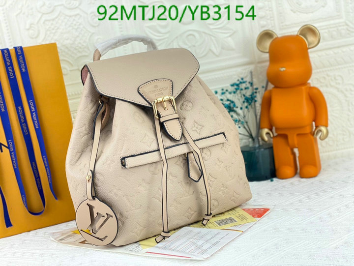 LV Bags-(4A)-Backpack-,Code: YB3154,$: 92USD