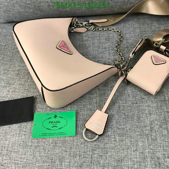 Prada Bag-(4A)-Re-Edition 2005,Code: LB2251,$: 75USD