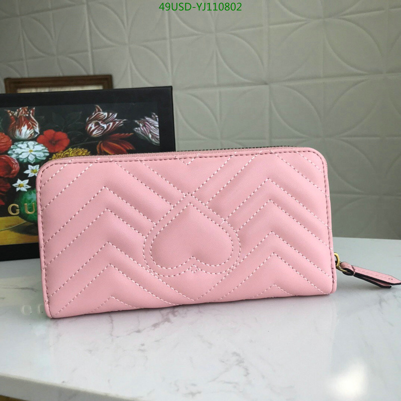 Gucci Bag-(4A)-Wallet-,Code: YJ110802,$:49USD