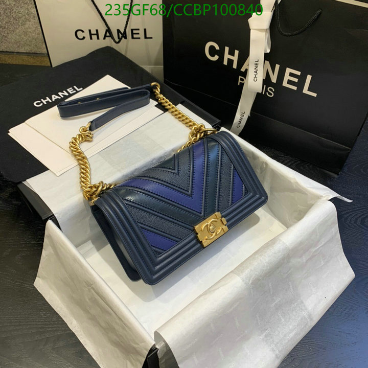 Chanel Bags -(Mirror)-Le Boy,Code: CCBP100840,$: 235USD