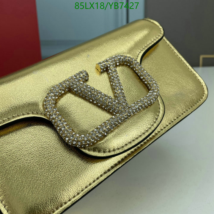 Valentino Bag-(4A)-LOC-V Logo ,Code: YB7427,$: 85USD