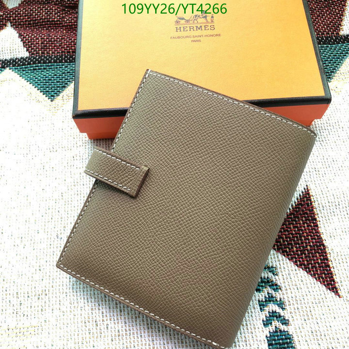 Hermes Bag-(Mirror)-Wallet-,Code: YT4266,$: 109USD