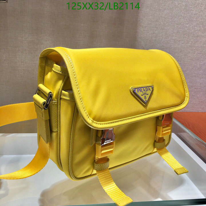 Prada Bag-(Mirror)-Diagonal-,Code: LB2114,$: 125USD