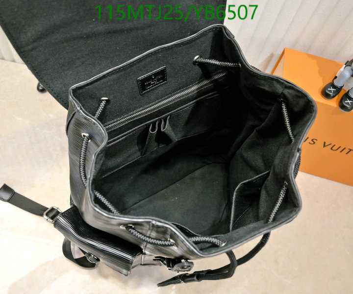 LV Bags-(4A)-Backpack-,Code: YB6507,$: 115USD