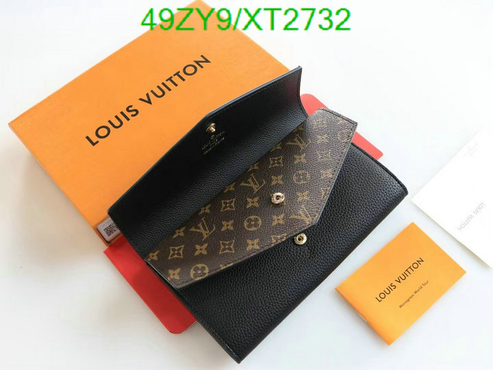 LV Bags-(4A)-Wallet-,Code: XT2732,$: 49USD