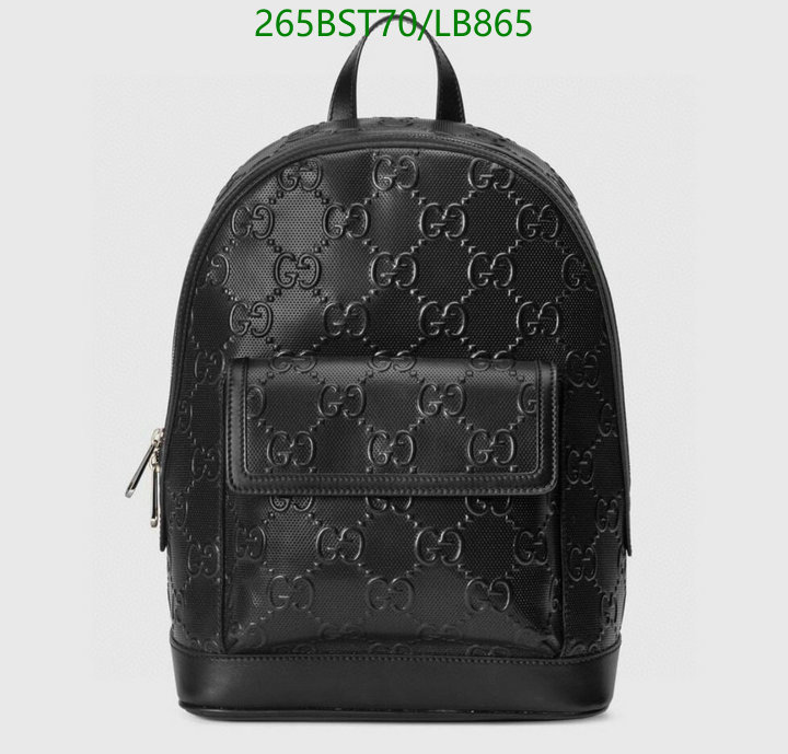 Gucci Bag-(Mirror)-Backpack-,Code: LB865,$: 265USD