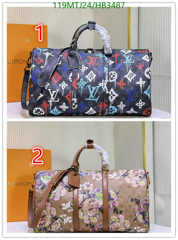 LV Bags-(4A)-Keepall BandouliRe 45-50-,Code: HB3487,$: 119USD