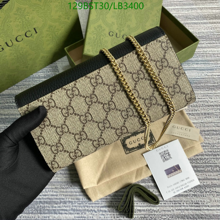 Gucci Bag-(Mirror)-Diagonal-,Code: LB3400,$: 129USD