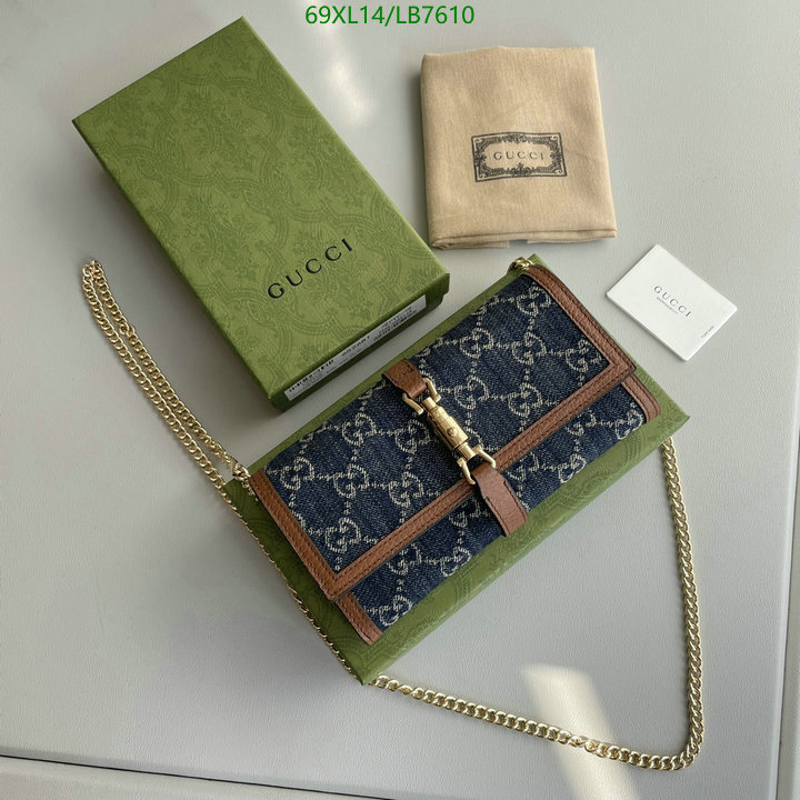 Gucci Bag-(4A)-Diagonal-,Code: LB7610,$: 69USD