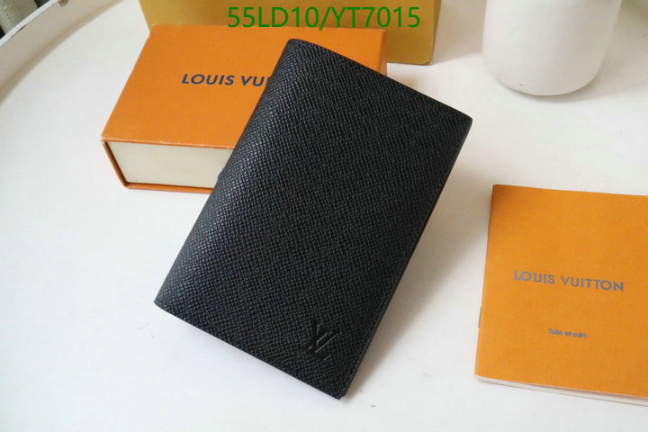 LV Bags-(Mirror)-Wallet-,Code: YT7015,$: 55USD