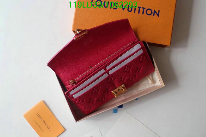 LV Bags-(Mirror)-Wallet-,Code: T062293,$: 119USD