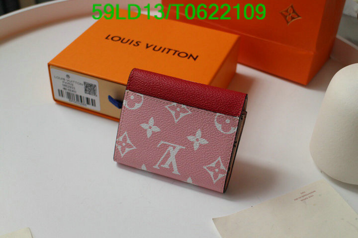 LV Bags-(Mirror)-Wallet-,Code: T0622109,$: 59USD