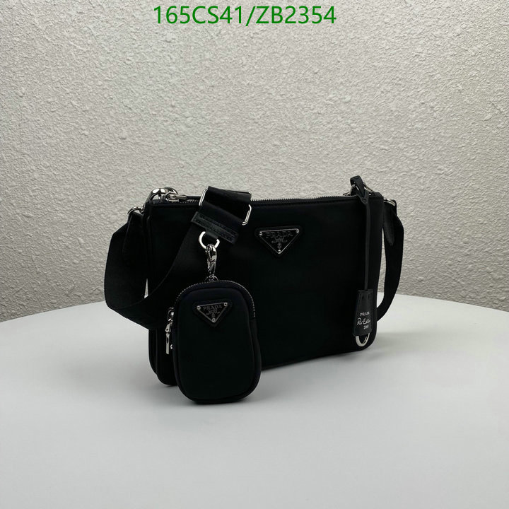 Prada Bag-(Mirror)-Diagonal-,Code: ZB2354,$: 165USD