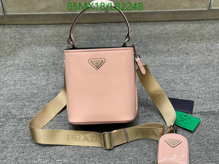 Prada Bag-(4A)-Diagonal-,Code: LB2248,$: 85USD